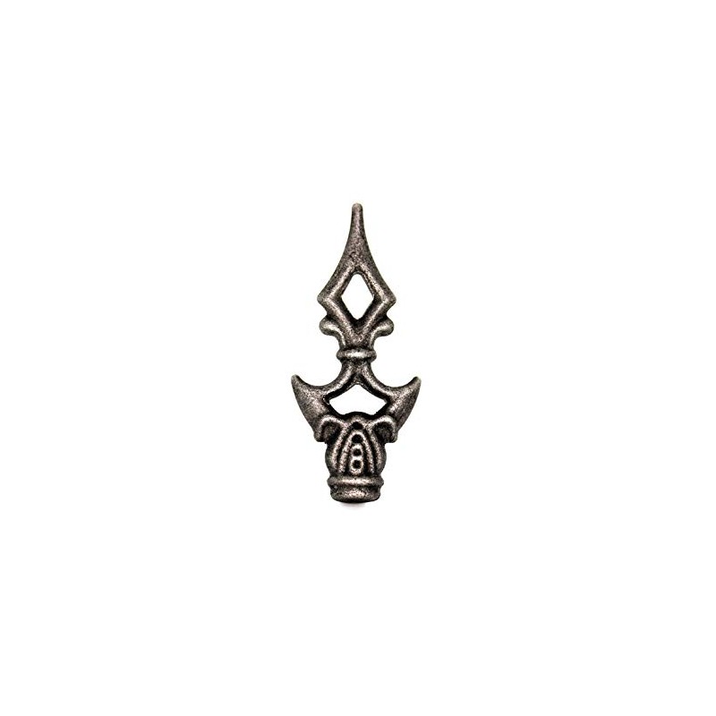 UHRIG Fence Spike Forged from Steel, Rustic Wrought Iron Decorative