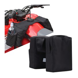 TSUGAMI ATV Tank Top Bag, Motorcycle Saddlebags, Storage Saddle Bag for Snowmobile, UTV Waterproof Cargo Pocket, Universal Durable Front Accessories, Storage Pack with Water or Drink Pocket