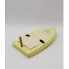 Hermitage pottery Yellow 3D Rowboat Photo Picture Frame Summer Vacation