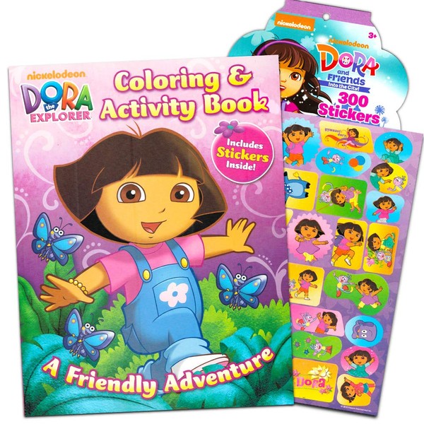 Dora the Explorer Giant Coloring Book with Stickers (144 Pages) by Bendon Publishing