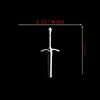 Rings Lord Wizard Sword Sticker Decal Notebook Car Laptop 2.25"x5.5"