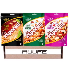 Planters roasted Mix (3 pack) Mani La especial Lemon Pepper Planters | Cashew almonds and peanuts Mix | Roasted peanuts sweet peanuts blueberries almonds Mix | Mani la especial Colombia