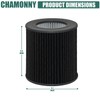 CHAMONNY Air Mini PECO-HEPA Tri-Power Filter Replacement, Compatible with Molekule