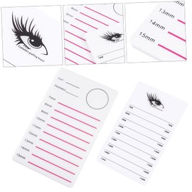 Ipetboom 2pcs Acrylic Lash Grafting Pallet Lightweight Portable Eyelash Extension Holder for Dual Color Big Eye Design Salon Home Use