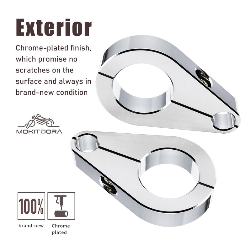 MoKitDora 1.5" Handlebar or Frame Mount Clutch Throttle Cable Clamp