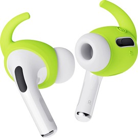 elago 4 Pairs AirPods Pro Ear Hooks Covers - Comfortable and Secure Fit, Improved Sound Quality, Precise Cutout Design, Accessories Compatible with AirPods Pro [US Patent Registered] (Neon Yellow)