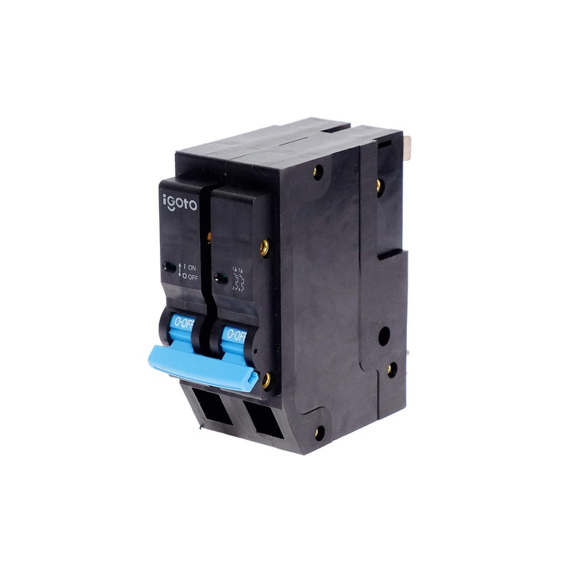 iGOTO IN2001 Interruptor Termomagnetico, 2 Polos, 15A