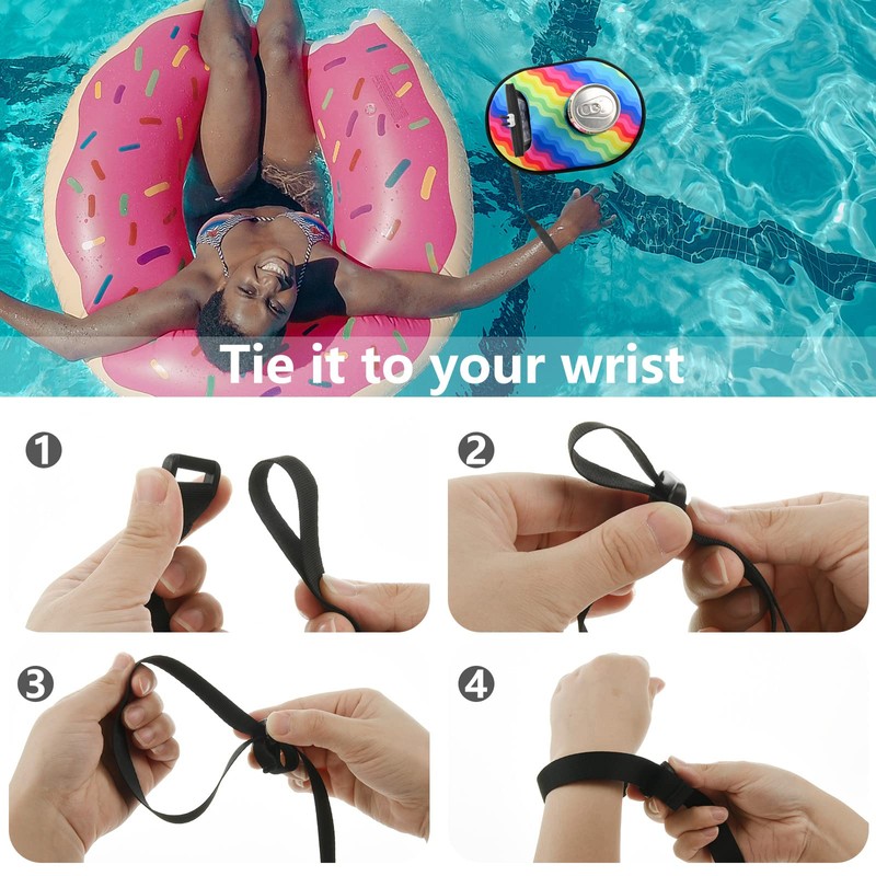 Xxerciz Neoprene Floating Drink Holder, Beverage Floating Coaster for Cell