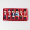 Wisplye Christmas Nutcracker Ornaments, Pack of 6 Christmas Nutcracker Soldier