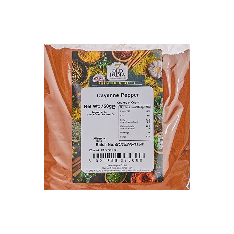 Old India Cayenne Pepper 750 g