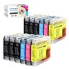 F FINDERS&CO LC51 Ink Cartridges Replacement for LC-51 Series Ink