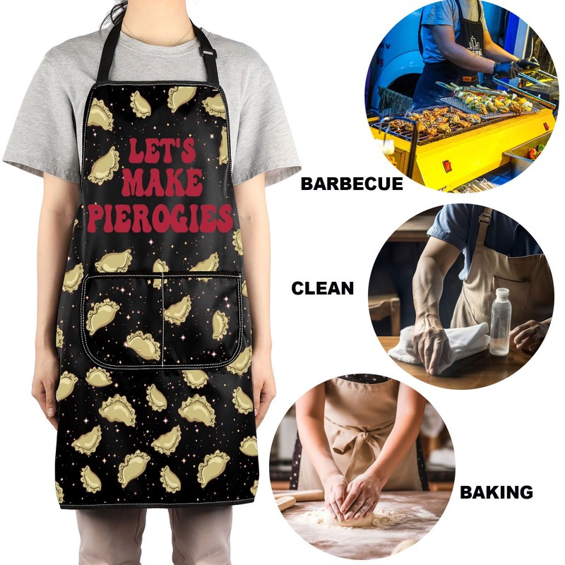 JNIAP Pierogi Maker Apron - Queen and Lover Gifts, Polish