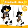 ChilArt Swinging Duck Car Mirror Hanging Ornament for Men Women