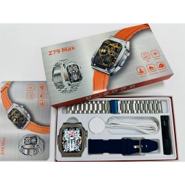 Smart Watch Waterproof Bluetooth Call Fitness Tracker Compass With 2 Straps