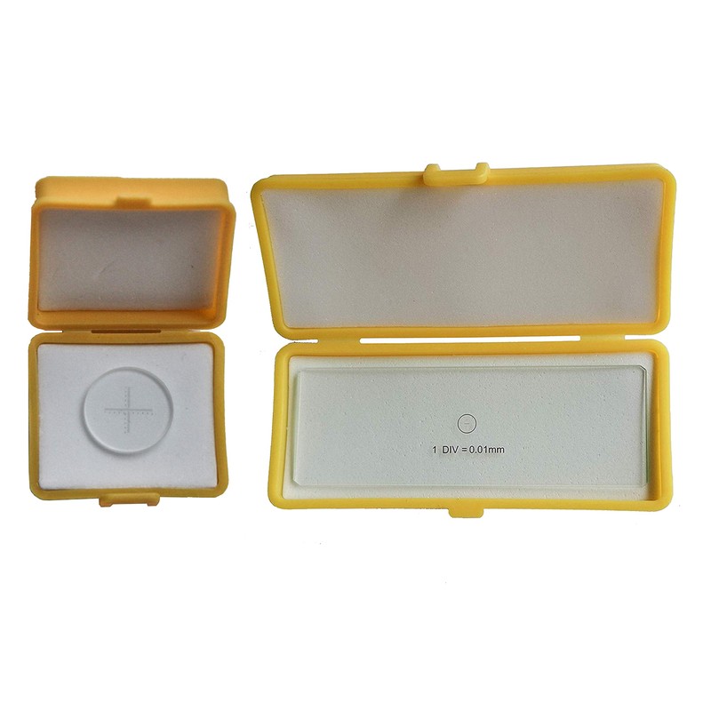Micrómetro Ocular de alta precisión de 0,1 mm + micrómetro
