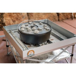 Fireside Outdoor Frontier Grates - Dutch Oven Cooking Grates For The 24" Pop-Up Pit