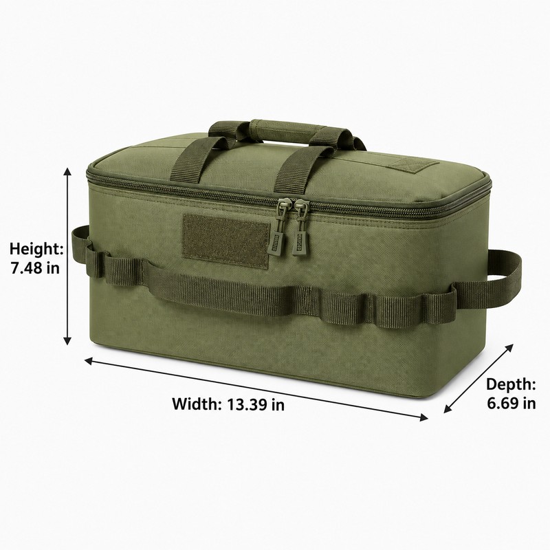 Camping Gas Canister Storage Bag for Outdoor Use – Large