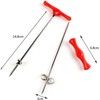 2 Pack Red Manual Vegetable Spiral Knife Kitchen Tool -