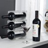 2 Pack Plastic Stackable Water Bottle and Wine Rack Storage