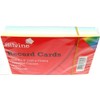 Silvine Coloured Record Cards 5" x 3" Ruled Flash Cards