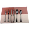 Uniturcky Stainless Steel Mirror Polished Black Flatware Set , Steak