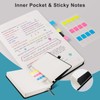 EMSHOI Notebook A5 Lined, Thick Notepad, 320 Numbered Pages, Hardcover