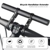 Bestgle Bike Handlebar Extender, Double Bicycle Handlebar Extension Bracket Aluminum