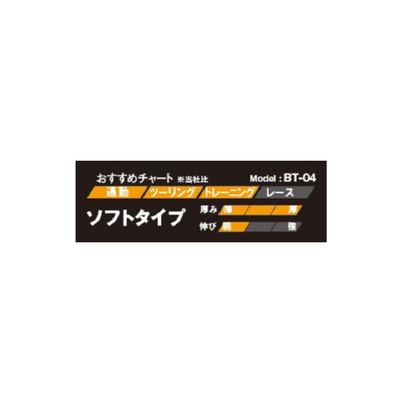 OGK KABUTO BT-04 Bicycle Bar Tape, Soft Type, Black