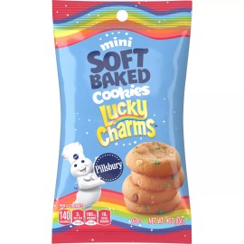 Pillsbury Soft Baked Lucky Charms Cookies 3 oz Bag (6 Count)