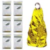 6 Pack Survival Blanket Outdoor Emergency Blanket Supplies, Emergency Blankets