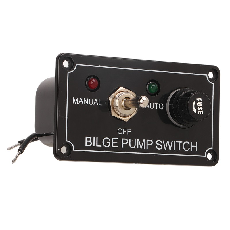 3 Way Bilge Pump Switch Rocker Toggle Switch Panel Marine