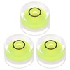 sourcing map 3pcs Round Bubble Level 12x7.5mm Mini Circular Bullseye