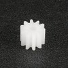 uxcell 50pcs Plastic Gears White 10 Teeth Model 102A Reduction