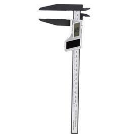 200mm Digital Caliper Solar Power Carbon Fiber Ruler with 75mm Long Jaw Measuring Tool 200mm Digital Caliper