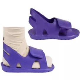 Alsu-eobseum 찍찍이 깁스 신발 통깁스 의료용 석고 발 반깁스 기브스 깁스 신발 [L] Velcro Gaiter Medical Cast Shoe Full Cast Medical Plaster Foot Half Cast Gibbs Cast Shoe [L]