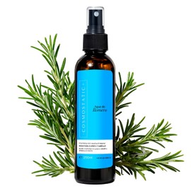 Agua de Romero Natural, Anti Caída de Cabello, Cuidado de la Piel, 100%, Anti Frizz, Antiestática, Tratamiento para Crecimiento de Cabello, Acondicionador Orgánico, Refrescante Corporal, Romero Para Cabello
