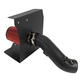 KAX 3.75 inch Cold Air Intake System Kit & Heat Shield Replacement for 2012 2013 2014 2015 2016 2017 2018 2019 2020 2021 Toyota Tundra, High Performance, RED