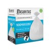 Basuritas | 100 Bolsas de Basura Grandes de 60.6x68.5 cm,