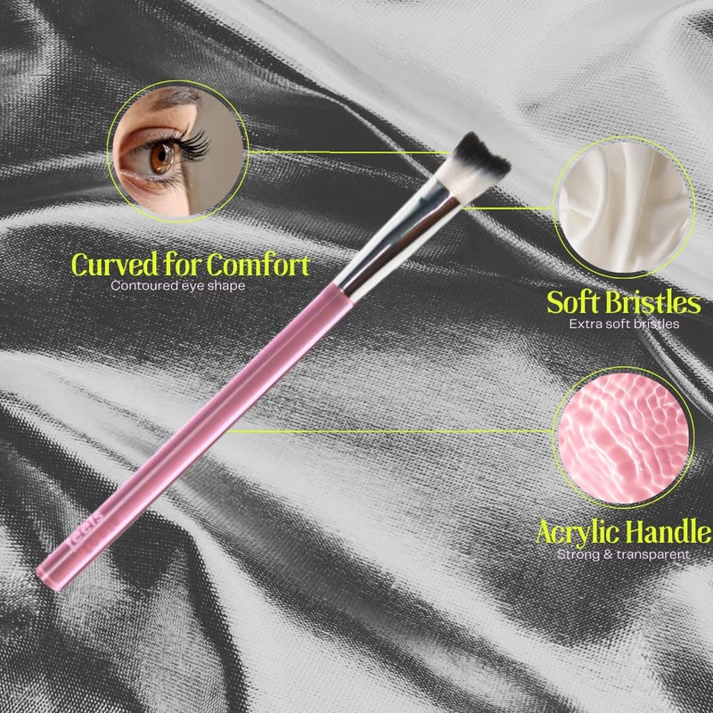 Feels Lash Cleaning Brush Eyelash Extensions Shampoo Brush Soft Curved