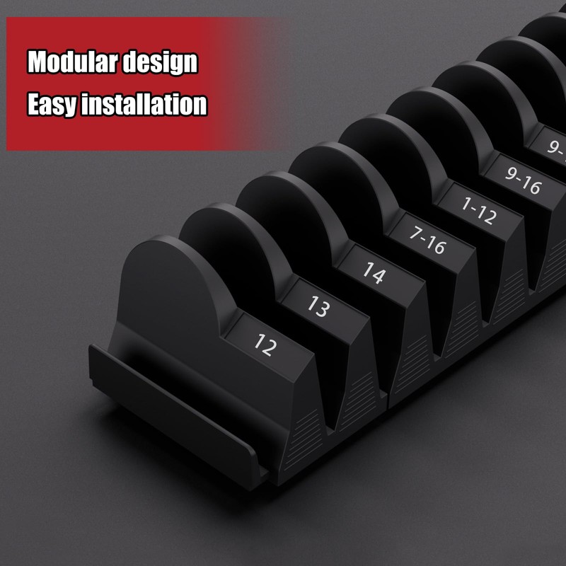 DEHOYI Modular Wrench Organizers for Tool Drawers - Wrench Rack