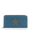 Gloop Wallet Purse with Star Pattern, denim blue, Classic
