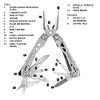 Gerber Gear 30-001364N Suspension-NXT, cuchillo multiherramienta 15 en 1, alicates