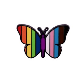 Rainbow Butterfly Enamel Brooch Pin Butterfly Cute Enamel Pins Lapel Pin for Clothes Badges on Backpack Decoration Pin Jewelry Accessories Gifts for Friends