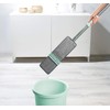 Sichler Haushaltsgeräte Floor Mop with Scraper, 3-Piece Handle, 122 cm