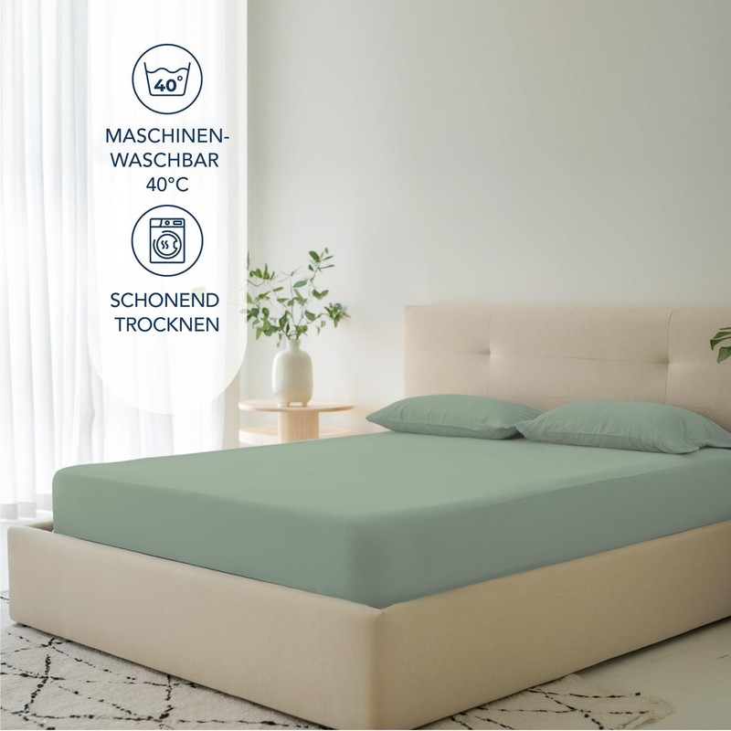 Dreamzie Fitted Sheet 80 x 190/200 cm - 35 cm