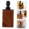 Mikinona Refillable Pump Bottle Press Pump Empty Lotion Bottle Walnut