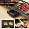 LDAILY 35’’ Extra Large Nonstick Electric Griddle, Teppanyaki Grill BBQ