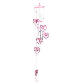 IKOPFLN Windspiele für draußen hängend Windspiele windspiel garten windspiel metall Chimes klangschale Wind Chimes Klangspiel Draußen Windspiele Draußen Heimdekoration Geschenke windspiel holz(B)