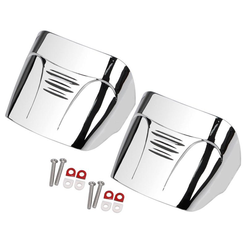 SHMTOOL 2pcs Motorcycle Taillight Cover without Slots Rear Tail Light