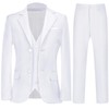 Boys Suits for Toddler White Tuxedo Suit Set Formal Dresswear